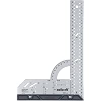 Los mejores  - Wolfcraft 5205000 escuadra universal- longitud del lado 300 mm- con tope de plástico extraible PACK 1- 200 x 300 mm
